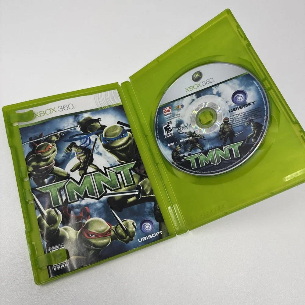 TMNT (Microsoft‎ Xbox 360, 2007) COMPLETE Manual CIB